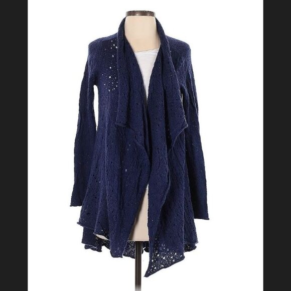 NWOT Like New Eileen Fisher Drapey Wool Cardigan Size S - Picture 1 of 2